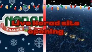 Live Norad Santa tracker Website opening [upl. by Sedecrem]