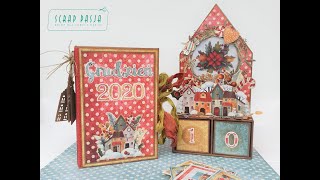 TUTORIAL  KALENDARZ ADWENTOWY Z GRUDNIOWNIKIEM Z KOLEKCJI quotCOLORS OF CHRISTMASquot CRAFTampYOU DESIGN [upl. by Doane656]