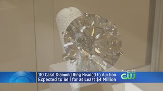 110 Carat Diamond Ring Expected To Sell For At Least 4 Million [upl. by Aket]