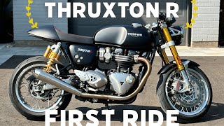 Triumph Thruxton 1200 R First Ride from a Sportbike Rider [upl. by Darwen]