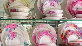 Amjad Crockery Hyderabad 110pc 5500 fixed price delivery free Hyderabad only Fancy Crockery Hyd [upl. by Nera403]