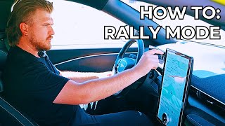 Exploring Rally Sport Mode on the 2024 Mustang MachE Rally [upl. by Bugbee768]