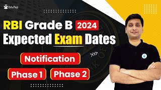 RBI Grade B 2024 Expected Exam Dates  When Can RBI Exam Happen in 2024  RBI 2024 Notification [upl. by Tsirhc]