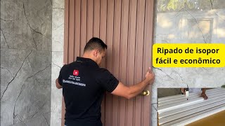 Guia Completo Como Fazer Ripado de Isopor na Sua Porta [upl. by Wons]