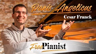 Panis Angelicus  KARAOKE  PIANO ACCOMPANIMENT  A Major  Cesar Franck [upl. by Ylerebmik]