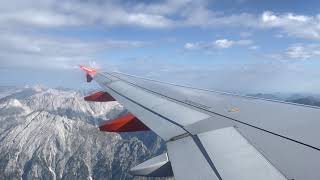 Lovely Takeoff from Innsbruck Airport  Easyjet A320 [upl. by Dnalevelc]