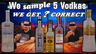 Vodka Blind Taste Test  Kirkland  Titos  Baluga  Russian Standard Gold  Barbican [upl. by Georas]