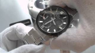 Casio Edifice Solar Power Thermometer Watch ERA500DB1A [upl. by Lubba]