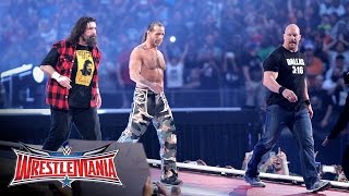 quotStone Coldquot HBK and Mick Foley make a surprise appearance WrestleMania 32 on WWE Network [upl. by Madda]