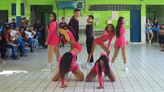 Dança Líderes de Torcida Equipe Rosa  Tarde  GINCANA HCS [upl. by Bish]