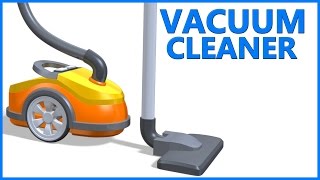 Vacuum Cleaner  Toys Animation  Children Videos  Poems For Kids [upl. by Kristin]