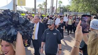 UCF Football Knight Walk prior to the Villanova Game ⚔️🏈 [upl. by Eiliab]