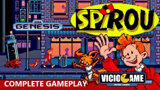 🎮 Spirou Mega Drive Complete Gameplay [upl. by Goldy]