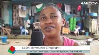 Cours communes à Abidjan entre palabres commérages et fraternités [upl. by Burty]