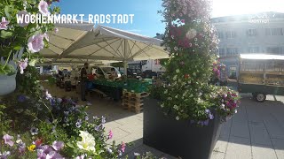 Der Wochenmarkt in Radstadt  frische Produkte von regionalen Standbetreibern amp Höfen [upl. by Martita]