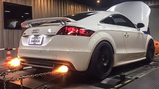 Audi RS3 8P TTRS 8J Top the Best Exhaust Sound Loud Anti Lag [upl. by Prospero]