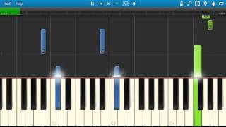 Tyga  Stimulated  Piano Tutorial  How to play Stimulated on piano  Synthesia [upl. by Chapman88]