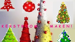 DIY KERSTBOOM ZELF MAKEN [upl. by Liliane156]