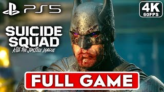 SUICIDE SQUAD KILL THE JUSTICE LEAGUE Gameplay Walkthrough FULL GAME 4K 60FPS PS5  No Commentary [upl. by Wiener]