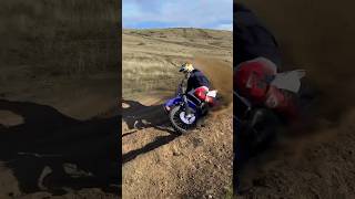 Ripping a 500cc 2Stroke on a Natural Track [upl. by Nonnahs]