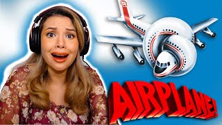 ACTRESS REACTS to AIRPLANE 1980 FIRST TIME WATCHING MOVIE REACTION ABSOLUTELY HILARIOUS [upl. by Iloj329]