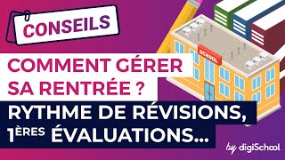 Rythme de révisions premières évaluations Comment gérer sa rentrée   digiSchool [upl. by Assed878]