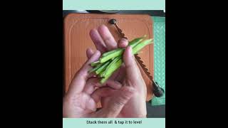 Easy amp Simple Way to Cut Cluster Beans [upl. by Christiano220]