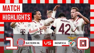 Bayern Munich vs Benfica 10  Champions League 202425  Full Match Highlights amp All Goals [upl. by Hartmunn]