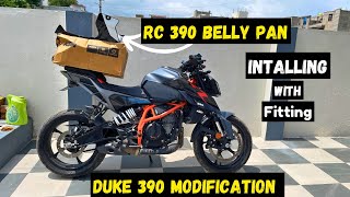 RC underbelly installed in Duke 390 gen3 modification [upl. by Eedeed]