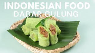 Indonesian FoodThe Story Behind Dadar GulungFood Video [upl. by Reinold985]