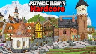 I Built with NEW 121 Blocks in Hardcore Minecraft Survival [upl. by Eerej432]