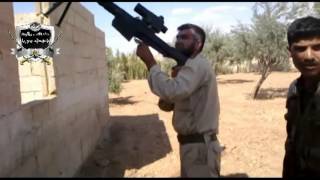 OSV96 AntiMaterial Rifle in Syria [upl. by Yroffej237]