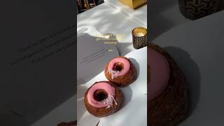 cronut was a bit mushy but vibe is right on ❤️ couple nycvlog [upl. by Hen]