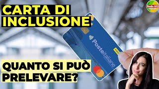 Decreto Carta Assegno di Inclusione Quanto si può prelevare❓  Parte 2 TABELLA prelievi [upl. by Ernst]