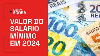 Salário mínimo 2024 cálculo mostra qual será o novo valor [upl. by Huskamp]