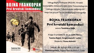 Promocija monografije BOJNA FRANKOPAN Zadar [upl. by Chadd]