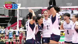 2016 리우올림픽 여자배구 세계예선 대한민국 vs 일본160517 [upl. by Novets]