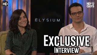 Alice Braga amp Wagner Moura  Elysium Exclusive Interview [upl. by Macguiness]