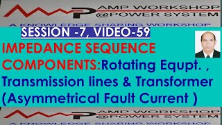 ZEROVE amp VE SEQUENCE IMPEDANCE OF ROTATING EQUIPT TRANSMISSION LINE ampTRANSFORMER  ASYM FAULT [upl. by Leonardo]