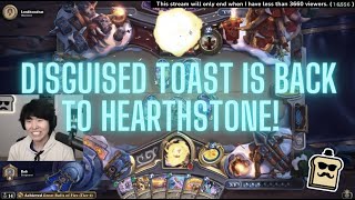 DISGUISED TOAST IS BACK TO HEARTHSTONE OTK MAGE DECK [upl. by Aralc670]