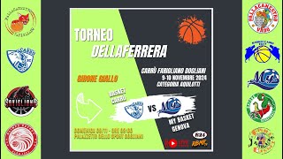 Torneo Dellaferrera Gir Giallo Basket Carrù  MY Basket Genova [upl. by Nochur758]