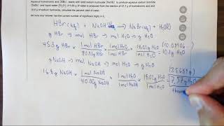 53e Percent yield of chemical reactions [upl. by Ahsienyt566]