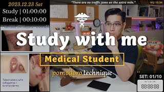 231223SAT Study with me 👨🏻‍⚕️ 12 Hrs  Pomodoro Timer  🔥🌊ASMR  SeewhY [upl. by Htebsle64]