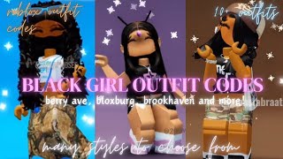 Black girl outfit codes  berry avenue bloxburg brookhaven and more  milked [upl. by Kenimod]