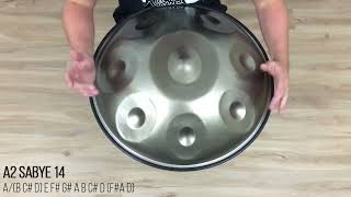 Isthmus Instruments  A2 Sabye 14 Stainless Steel Handpan [upl. by Arlan265]