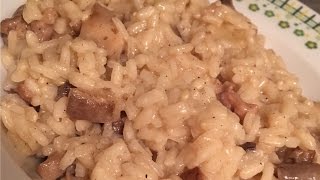 HOW TO MAKE RISOTTO WITH MUSHROOMS AND SAUSAGE [upl. by Nehtiek]