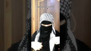 Keffiyeh arab warp tutorial with niqab✨🤍hijab niqab keffiyeh tutorials hijabtutorial [upl. by Eilliw]