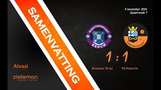 Samenvatting SV Bedum 1  SV Nieuwleusen 1 [upl. by Kelula537]