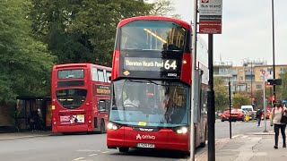 NEW Journey on the Arriva London Wright Electroliner MK2 ES152 LY24FXE on bus route 64 [upl. by Jeanette696]