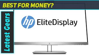 HP EliteDisplay E243d LED Display Review Full HD 238 Inches [upl. by Kashden32]